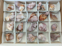 Natural Lilac Ametrine Spirit Quartz Clusters x 20 From Boekenhouthoek, South Africa