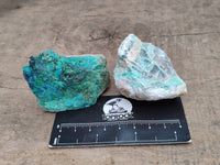 Natural Shattuckite Cobbed Specimens x 24 From Kaokoveld, Namibia