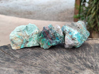 Natural Shattuckite Cobbed Specimens x 24 From Kaokoveld, Namibia