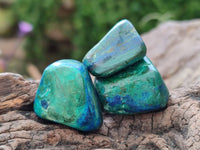 Polished Azurite And Flower Banded Malachite Free Forms x 97 From Congo - Toprock Gemstones and Minerals 