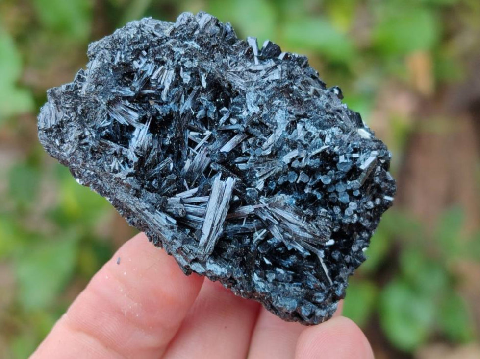 Natural Schorl Black Tourmaline Specimens x 12 From Erongo, Namibia - Toprock Gemstones and Minerals 