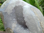 Polished Blue Lace Agate Standing Free Form x 1 From Nsanje, Malawi - Toprock Gemstones and Minerals 