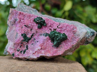 Natural Salrose Cobaltion Dolomite with Various Inclusions x 6 From Kakanda, Congo