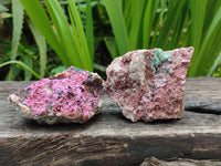 Natural Salrose Cobaltion Dolomite with Various Inclusions x 6 From Kakanda, Congo