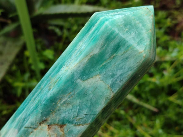 Polished Amazonite Towers x 2 From Madagascar - Toprock Gemstones and Minerals 
