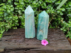 Polished Amazonite Towers x 2 From Madagascar - Toprock Gemstones and Minerals 