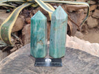 Polished Amazonite Towers x 2 From Madagascar - Toprock Gemstones and Minerals 