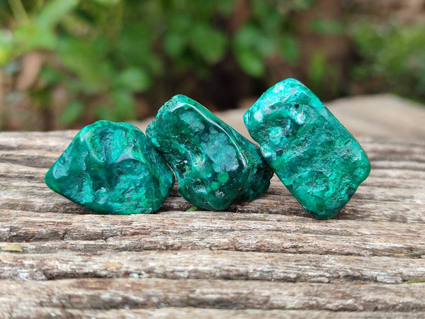 Polished Dioptase Free Forms x 26 From Likasi, Congo - Toprock Gemstones and Minerals 