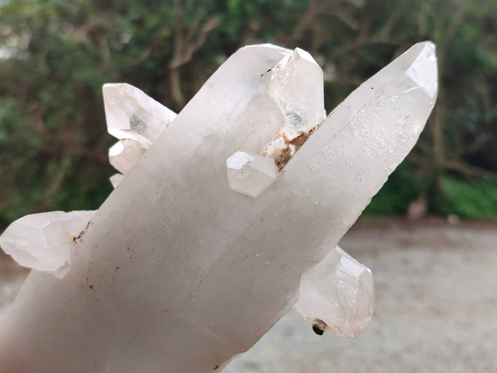 Natural Malagasy Quartz Crystal Clusters x 2 From Madagascar - Toprock Gemstones and Minerals 