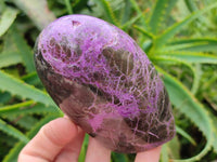 Polished Stichtite Standing Free Forms x 2 From Barberton, South Africa