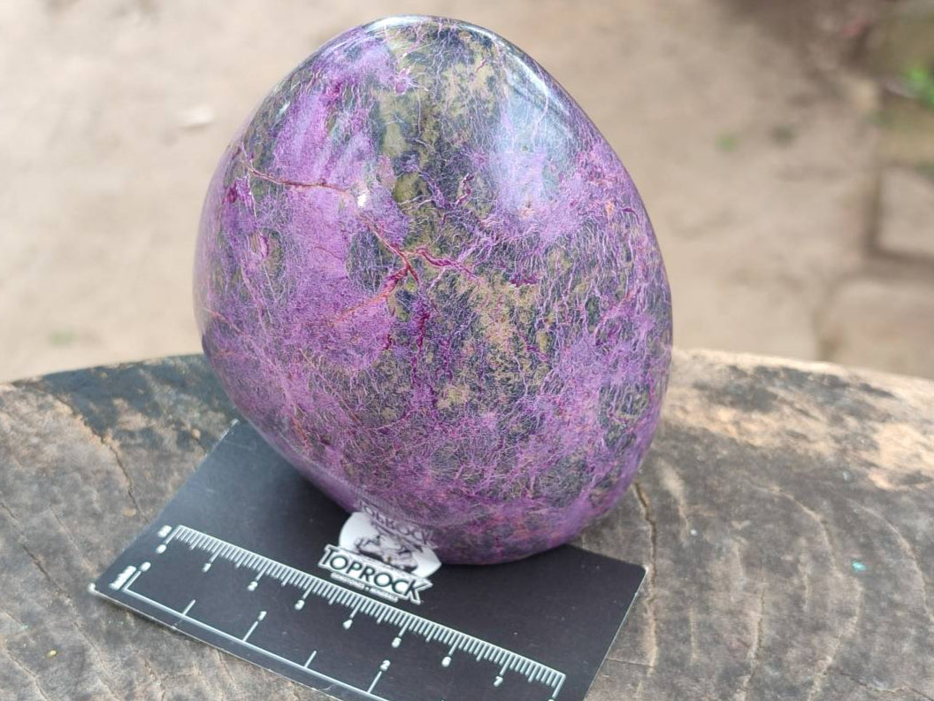 Polished Stichtite Standing Free Forms x 2 From Barberton, South Africa - Toprock Gemstones and Minerals 