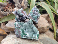 Natural Drusy Ball Malachite On Dolomite Specimens x 3 From Mindingi Mine, Kambove, Congo