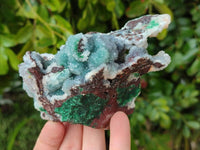 Natural Drusy Ball Malachite On Dolomite Specimens x 3 From Mindingi Mine, Kambove, Congo