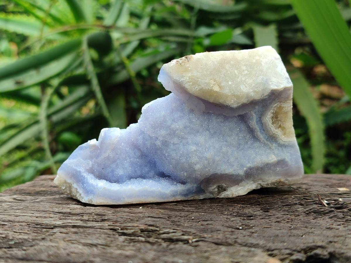 Natural Blue Lace Agate Geode Specimens x 12 From Nsanje, Malawi - Toprock Gemstones and Minerals 