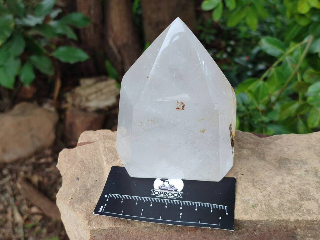 Polished Clear Quartz Crystals x 2 From Madagascar - Toprock Gemstones and Minerals 