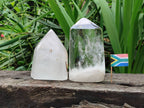 Polished Clear Quartz Crystals x 2 From Madagascar - Toprock Gemstones and Minerals 