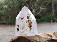 Polished Clear Quartz Crystals x 2 From Madagascar