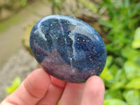 Polished Lazulite Galets x 24 From Madagascar - Toprock Gemstones and Minerals 