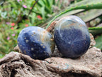 Polished Lazulite Galets x 24 From Madagascar - Toprock Gemstones and Minerals 