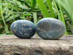 Polished Lazulite Galets x 24 From Madagascar - Toprock Gemstones and Minerals 