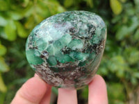 Polished Emerald Mica 'Mutokolite' Standing Free Forms x 6 From Mutoko, Zimbabwe - Toprock Gemstones and Minerals 