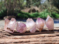 Natural Window Amethyst Crystals x 46 From Chiredzi, Zimbabwe