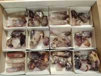 Natural Window Amethyst Crystals x 46 From Chiredzi, Zimbabwe