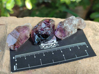 Natural Window Amethyst Crystals x 46 From Chiredzi, Zimbabwe