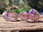 Natural Window Amethyst Crystals x 46 From Chiredzi, Zimbabwe - Toprock Gemstones and Minerals 