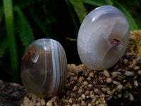 Polished Mixed Agate Galets x 24 From Madagascar