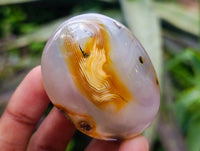 Polished Mixed Agate Galets x 24 From Madagascar