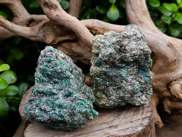 Natural Emerald Mica 'Mutokolite' Cobbed Specimens x 6 From Mutoko, Zimbabwe
