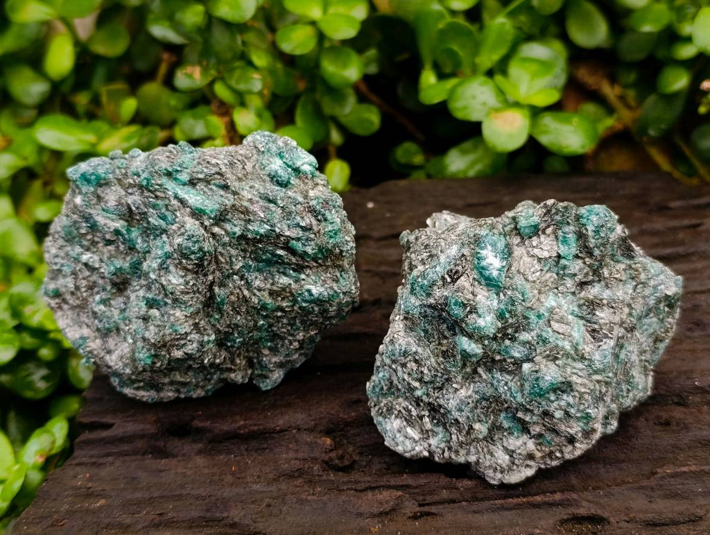 Natural Emerald Mica 'Mutokolite' Cobbed Specimens x 6 From Mutoko, Zimbabwe - Toprock Gemstones and Minerals 