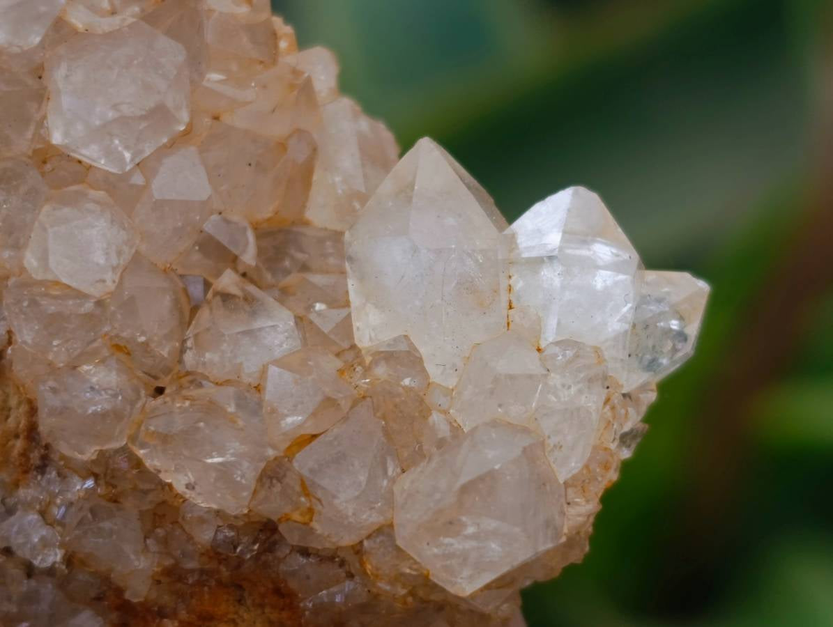 Natural Limonite Quartz Clusters x 35 From Solwezi, Zambia - Toprock Gemstones and Minerals 