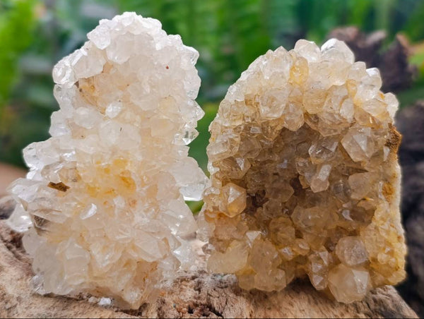 Natural Limonite Quartz Clusters x 35 From Solwezi, Zambia