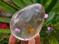 Polished Rock Crystal Gemstone Eggs x 6 From Madagascar