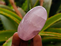 Polished Rose Quartz Palm Stones x 20 From Madagascar