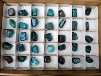 Polished Shattuckite Free Forms x 35 From Congo