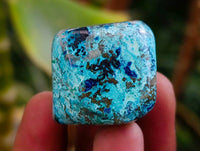 Polished Shattuckite Free Forms x 35 From Congo