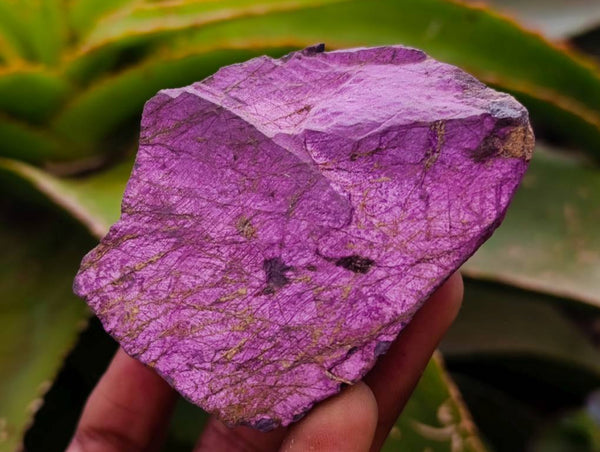 Natural Metallic Purpurite Specimens x 6 From Erongo, Namibia