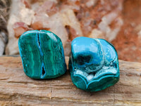 Polished Malacolla Free Forms x 35 From Kulukuluku, Congo