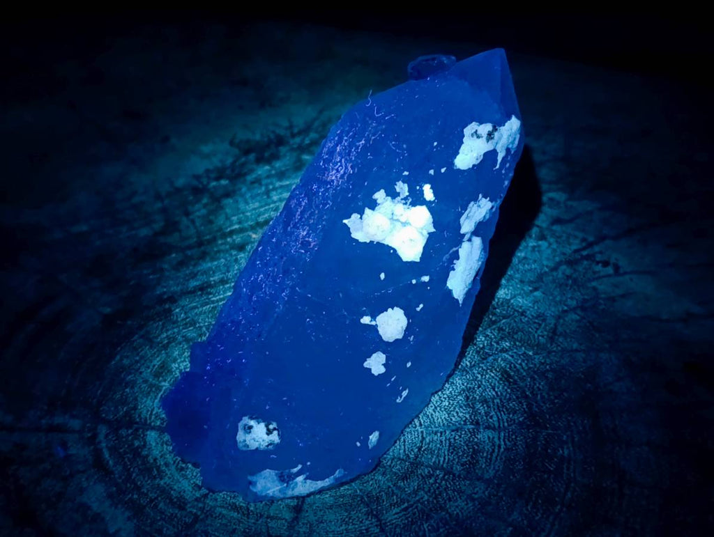 Natural Icy Etched Quartz Crystals x 3 From Madagascar - Toprock Gemstones and Minerals 