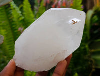 Natural Icy Etched Quartz Crystals x 3 From Madagascar