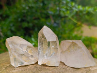 Natural Mpika Quarts Crystals x 35 From Mpika, Zambia