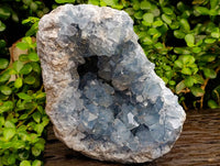 Natural Blue Celestite Geode Specimen x 1 From Sakoany, Madagascar