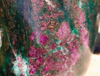 Polished Verdite Standing Free Forms x 2 From Zimbabwe