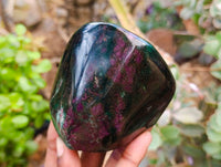 Polished Verdite Standing Free Forms x 2 From Zimbabwe