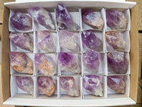 Polished Jacaranda Amethyst Quartz Crystals x 20 From Mumbwa, Zambia
