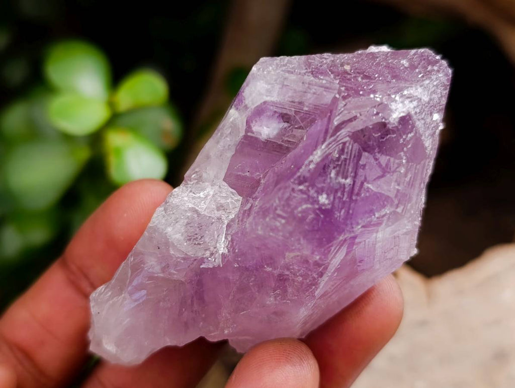 Polished Jacaranda Amethyst Quartz Crystals x 20 From Mumbwa, Zambia - Toprock Gemstones and Minerals 