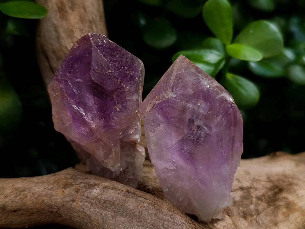 Polished Jacaranda Amethyst Quartz Crystals x 20 From Mumbwa, Zambia - Toprock Gemstones and Minerals 